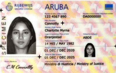 Aruba Rijbewijs Categoría B en Español